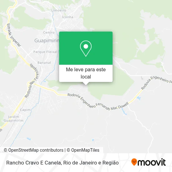 Rancho Cravo E Canela mapa