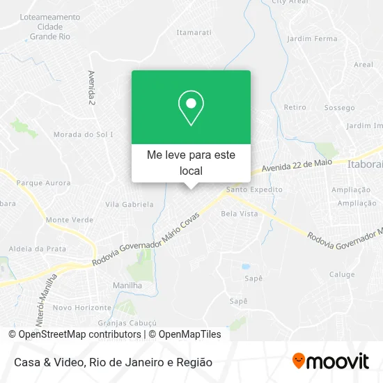 Casa & Video mapa