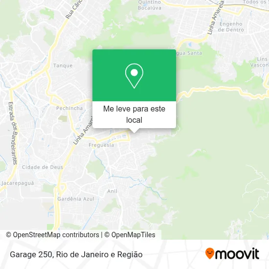 Garage 250 mapa