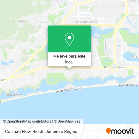 Colchão Flow mapa