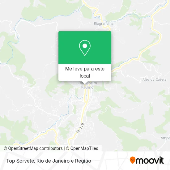 Top Sorvete mapa