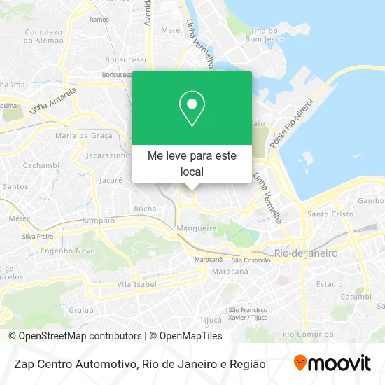 Zap Centro Automotivo mapa