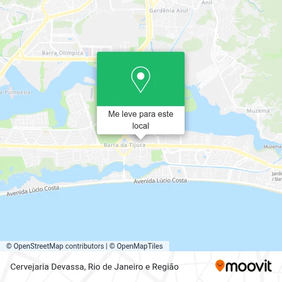 Cervejaria Devassa mapa