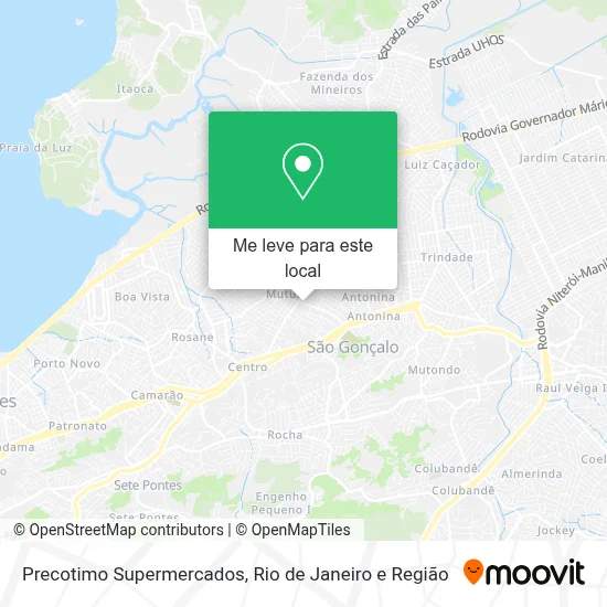 Precotimo Supermercados mapa