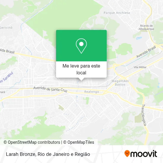 Larah Bronze mapa