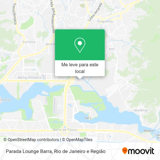 Parada Lounge Barra mapa
