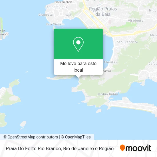 Praia Do Forte Rio Branco mapa