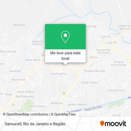 Samucell mapa