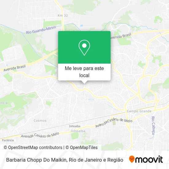 Barbaria Chopp Do Maikin mapa