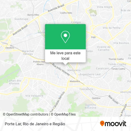Porte Lar mapa