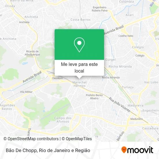 Bão De Chopp mapa