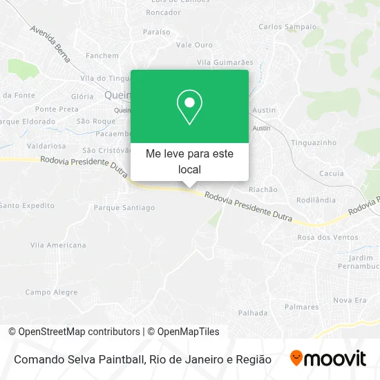 Comando Selva Paintball mapa