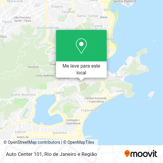 Auto Center 101 mapa