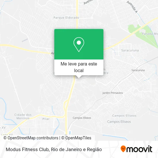 Modus Fitness Club mapa