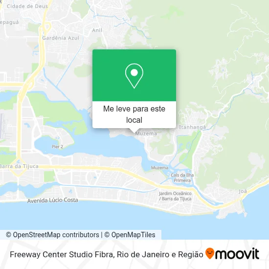 Freeway Center Studio Fibra mapa