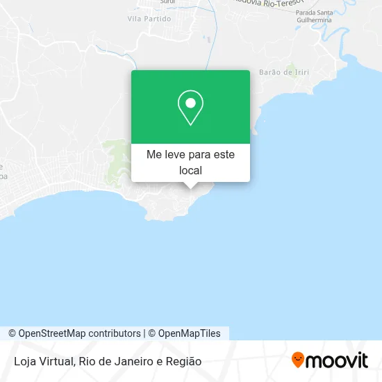 Loja Virtual mapa