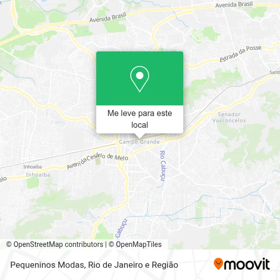 Pequeninos Modas mapa