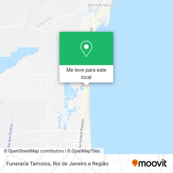 Funeraria Tamoios mapa