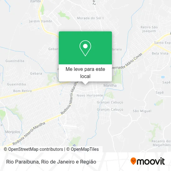 Rio Paraibuna mapa
