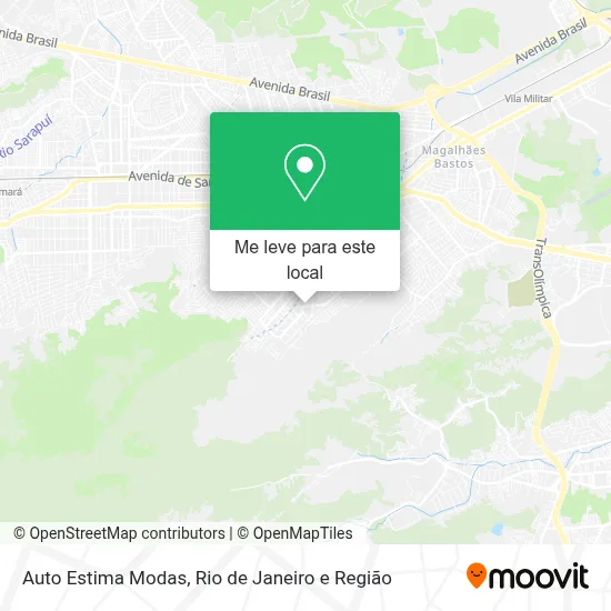 Auto Estima Modas mapa