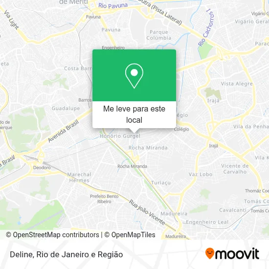 Deline mapa