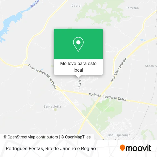 Rodrigues Festas mapa