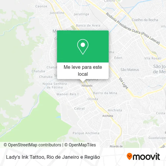 Lady's Ink Tattoo mapa
