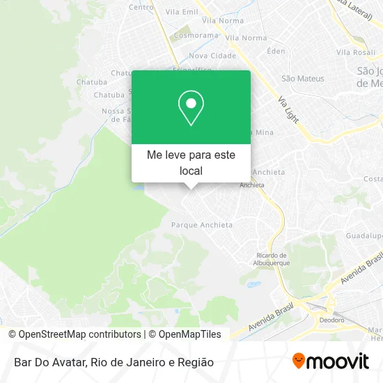 Bar Do Avatar mapa