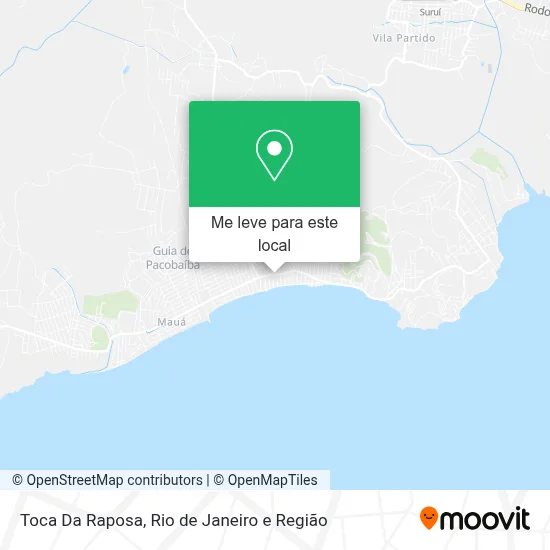 Toca Da Raposa mapa