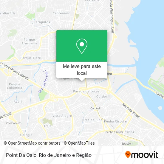 Point Da Oslo mapa