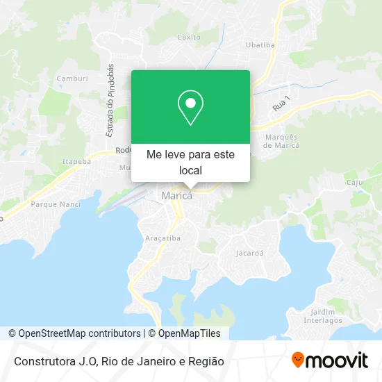Construtora J.O mapa