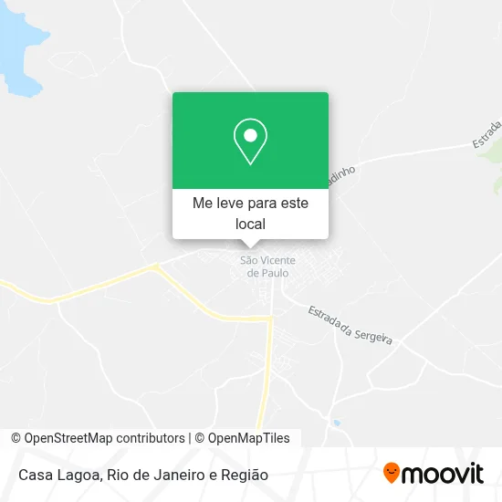 Casa Lagoa mapa