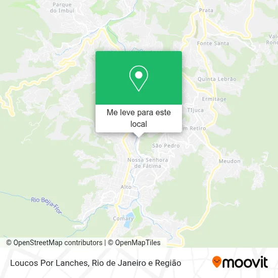 Loucos Por Lanches mapa