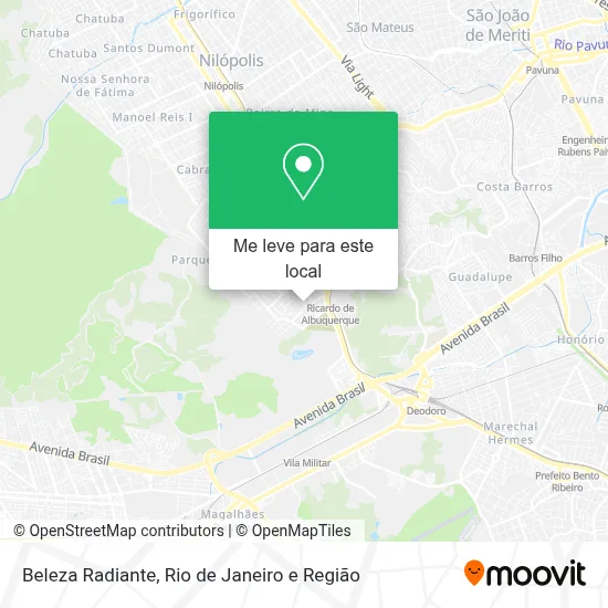 Beleza Radiante mapa