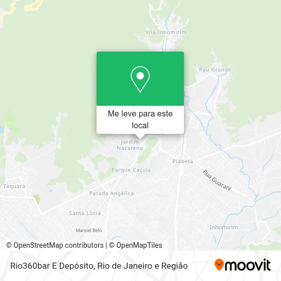 Rio360bar E Depósito mapa