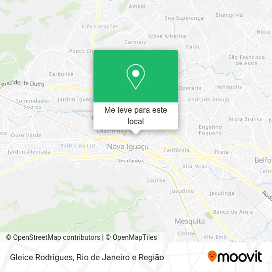 Gleice Rodrigues mapa