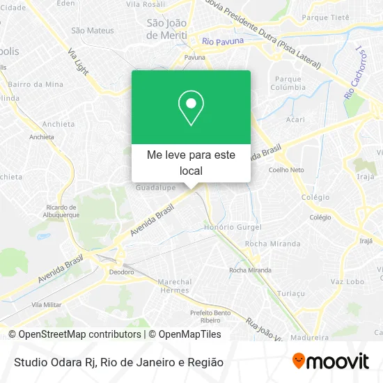 Studio Odara Rj mapa