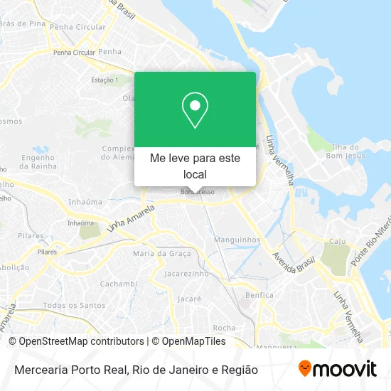 Mercearia Porto Real mapa