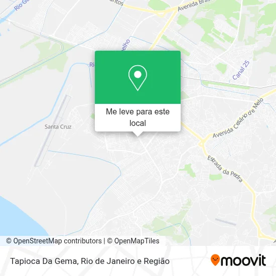 Tapioca Da Gema mapa