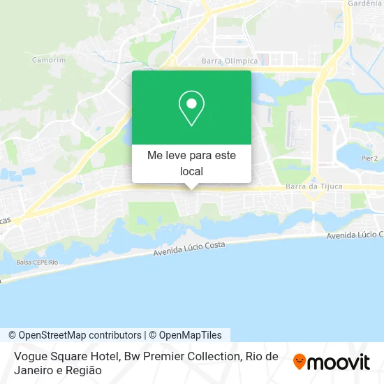Vogue Square Hotel, Bw Premier Collection mapa