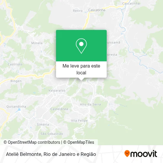 Ateliê Belmonte mapa
