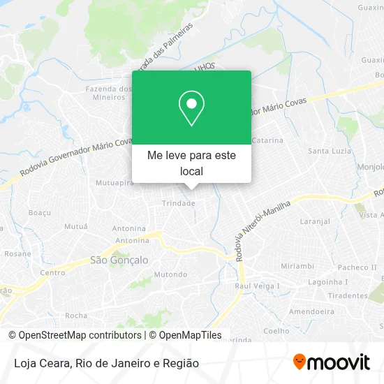 Loja Ceara mapa