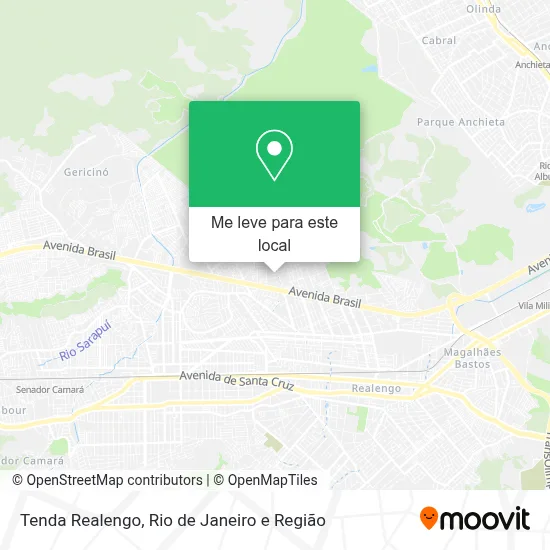 Tenda Realengo mapa