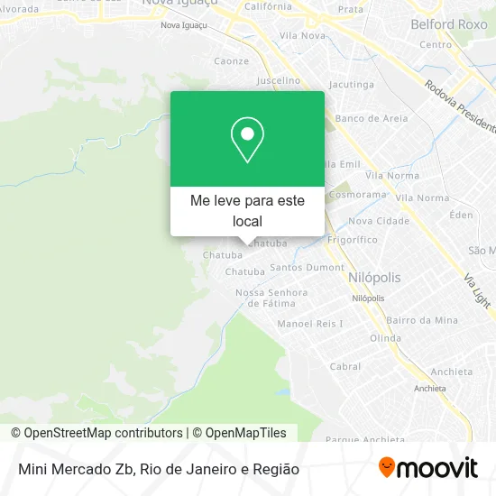Mini Mercado Zb mapa