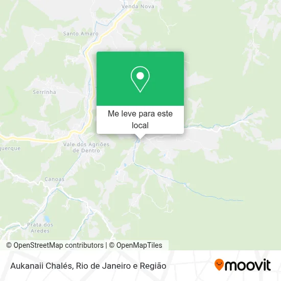 Aukanaii Chalés mapa