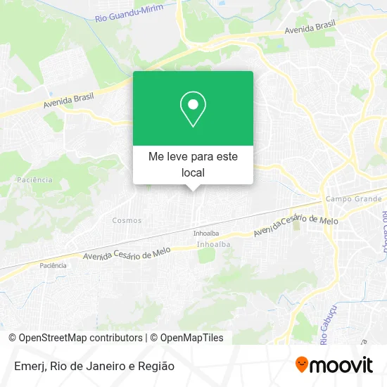 Emerj mapa