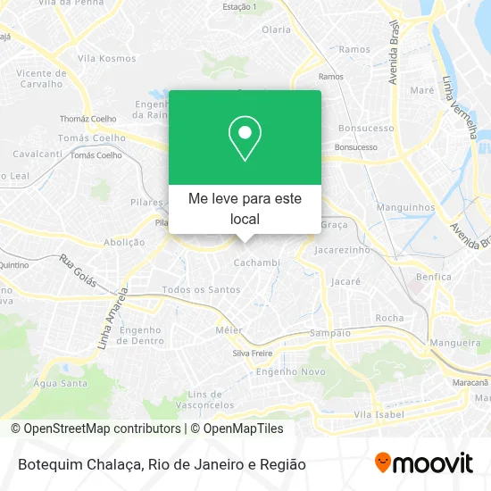 Botequim Chalaça mapa