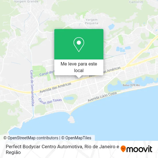 Perfect Bodycar Centro Automotiva mapa