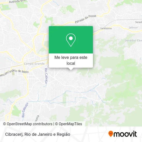 Cibracerj mapa