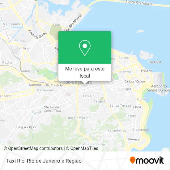 Taxi Rio mapa